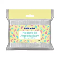 Farmacias Benavides Hisopos de Algodón Baby Biodegradables oferta