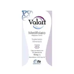 Farmacias Benavides Suplemento Allimenticio 15 mg Metilfolato Magnesio DHA oferta