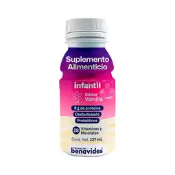 Farmacias Benavides Suplemento Alimenticio Infantil 1 a 10 años Sabor Vainilla oferta