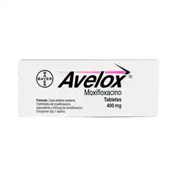 Farmacias Benavides 400 mg Moxifloxacino oferta
