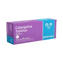 Farmacias Benavides 0.5 mg Cabergolina oferta