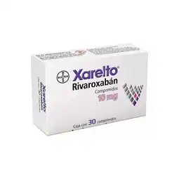 Farmacias Benavides 10 mg Rivaroxabán oferta