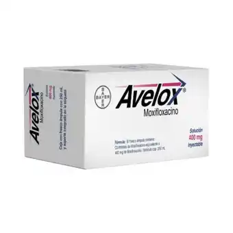 Farmacias Benavides 400 mg Moxifloxacino oferta