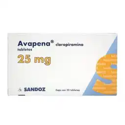 Farmacias Benavides 25 mg Cloropiramina oferta