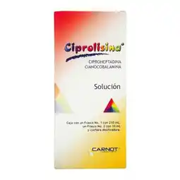 Farmacias Benavides Cianocobalamina/Ciproheptadina Solución oferta