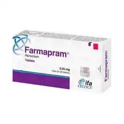Farmacias Benavides 0.25 mg Alprazolam oferta