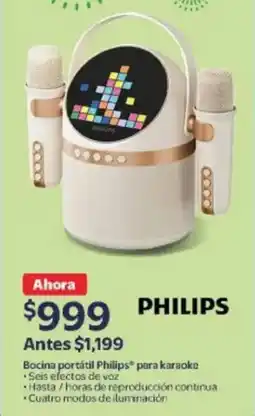 Walmart Philips bocina portátil oferta