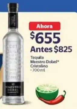 Walmart Maestro Dobel Cristalino tequila oferta