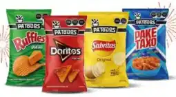 Walmart Variedad de botanas Ruffles. Doritos, Sabritas o Paquetaxo oferta
