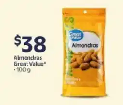 Walmart Great Value almendras oferta