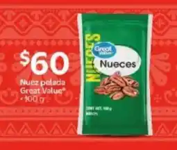 Walmart Great Value nuez pelada oferta