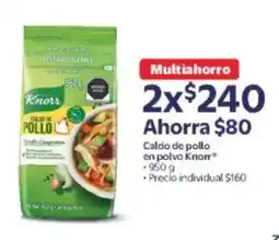 Walmart Knorr caldo de pollo en polvo oferta