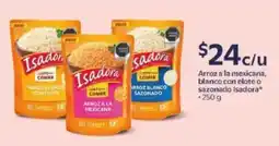 Walmart Isadora arroz a la mexicana, blanco con elote o sazonado oferta