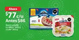 Walmart La Villita o Lala queso panela oferta