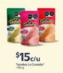 Walmart La Costeña tamales oferta
