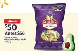 Walmart Milpa Real totopos para chilaquiles oferta