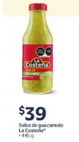 Walmart La Costeña salsa de guacamole oferta