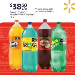 Walmart Fanta, Fresca, Mundet, Sidral o Sprite oferta