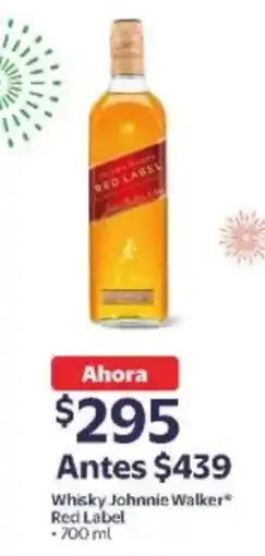 Walmart Johnnie Walker Red Label whisky oferta