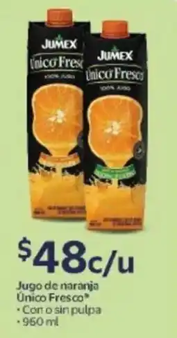 Walmart Jumex Unico Fresco jugo de naranja oferta