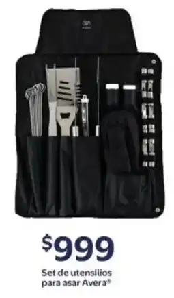 Walmart Set de utensilios para asar Avera oferta