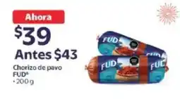 Walmart FUD chorizo de pavo oferta
