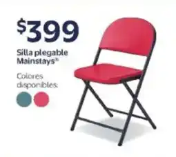 Walmart Mainstays silla plegable oferta