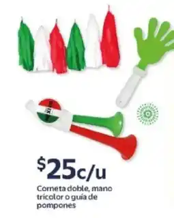 Walmart Corneta doble, mano tricolor o guía de pompones oferta