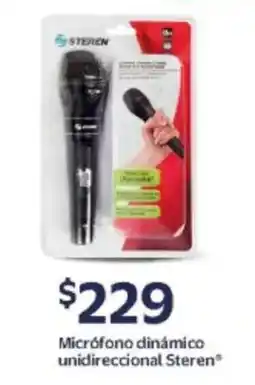 Walmart Steren micrófono dinámico unidireccional oferta