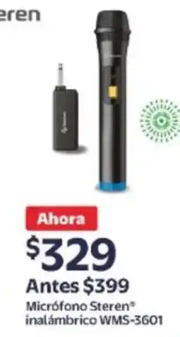 Walmart Steren micrófono inalámbrico oferta
