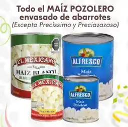 Soriana Híper Todo el maíz pozolero envasado de abarrotes oferta