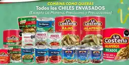 Soriana Híper Todos los chiles envasados oferta