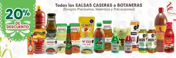 Soriana Híper Todas las salsas caseras o botaneras oferta