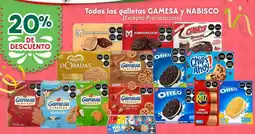 Soriana Híper Todas las galletas gamesa y nabisco oferta