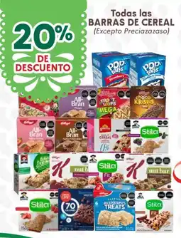 Soriana Híper Todas las barras de cereal oferta