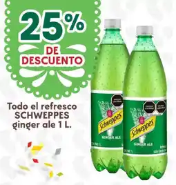 Soriana Híper Schweppes ginger ale oferta