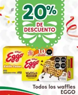 Soriana Híper Todos los waffles eggo oferta