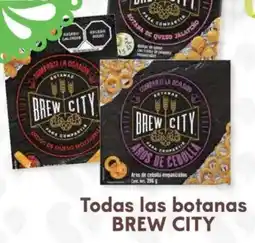 Soriana Híper Todas las botanas brew city oferta
