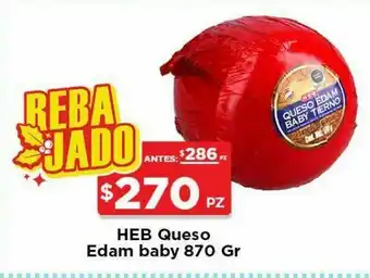HEB Queso edam heb oferta
