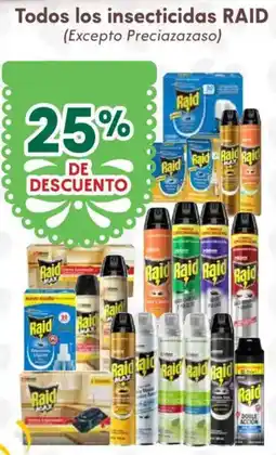 Soriana Híper Todos los insecticidas raid oferta