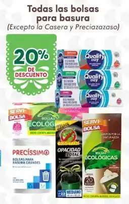 Soriana Híper Todas las bolsas para basura oferta