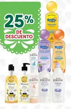 Soriana Híper Todos los shampoos ricitos de oro, honey keeper y perfumería jergens baby oferta