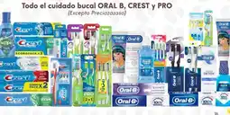 Soriana Híper Todo el cuidado bucal oral b, crest y pro oferta