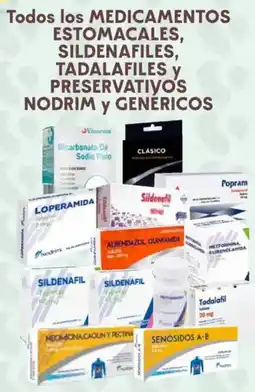 Soriana Híper Todos los medicamentos estomacales, sildenafiles, tadalafiles y preservativos nodrim y genéricos oferta