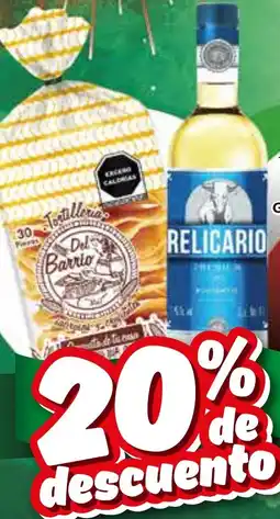 Zorro Del Barrio tostadas + Gran Relicario licor de agave oferta