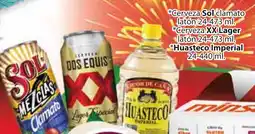 Zorro Sol cerveza + XX Lager cerveza + Huasteco Imperial oferta