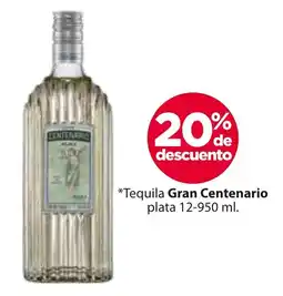 Zorro Gran Centenario tequila plata oferta