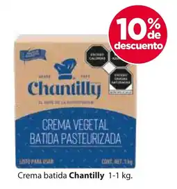Zorro Chantilly crema batida oferta