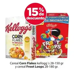 Zorro Kellogg's Corn Flakes y Froot Loops oferta