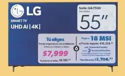 Sam's Club LG Smart TV 55" oferta